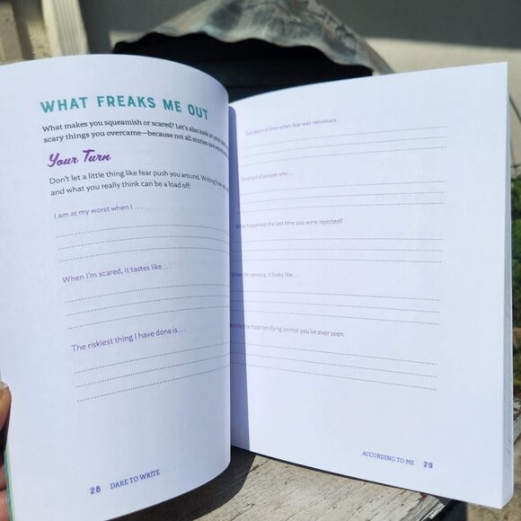 Dare to Write Creative Writing Prompts Book Notebook Journal Literature - Picture 8 of 11